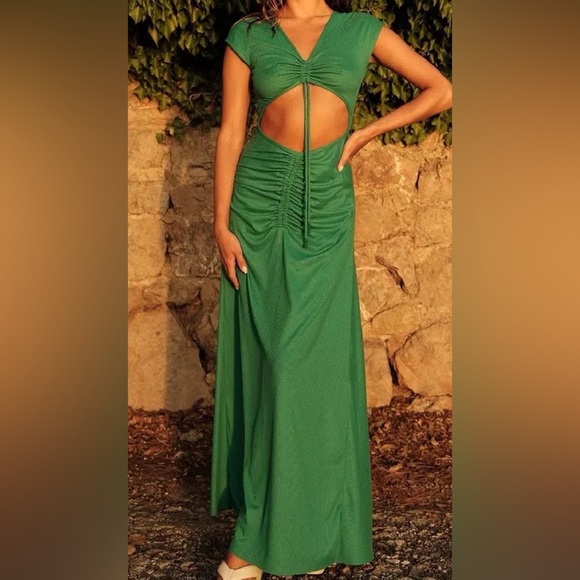 Agua Bendita Green Ailana Dress - Picture 4 of 7
